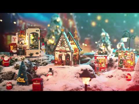 Rolife Twinkling Christmas House DS036 - Official Product Video