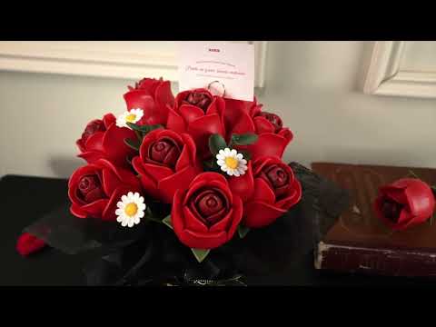 ROKR - Red Rose Bouquet DIY 3D Puzzle AF02J [PRE-ORDER]