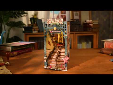 Rolife Street Scene DIY Book Nook Shelf Insert TGB13