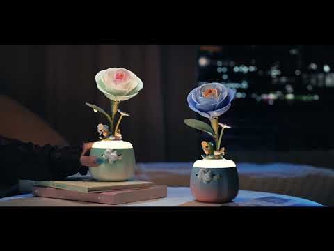 ROKR - Minty Camellia Lamp DIY 3D Flower Night Light AF02S [PRE-ORDER]