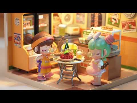 Rolife Night Out Food Stall DIY Miniature House DW022