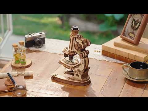 ROKR Microscope 3D Wooden Puzzle ST005 - Official Product Video