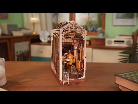 Rolife Holiday Cafe DIY Book Nook Shelf Insert TGB15