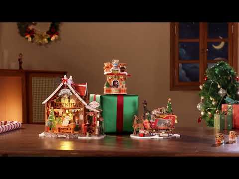 Rolife Fireside Music Night DIY Music Box AMS03 - Official Product Video