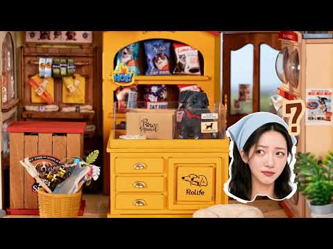 Rolife Fluffy Friends Hub DIY Miniature House DG185 - Official Product Video