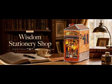 Rolife Wisdom Stationery Shop Book Nook TGB19