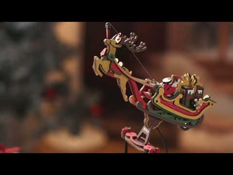 ROKR Santa on Sleigh Pendulum Balance Toy 3D Puzzle MCD05 - Official Product Video