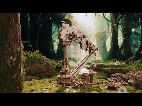 ROKR -  Magic Harp Music Box Wooden 3D Puzzle AMK71 [PRE-ORDER]