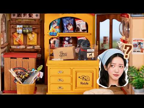 Rolife Fluffy Friends Hub DIY Miniature House DG185