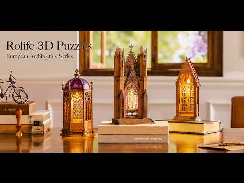 Rolife Geometric Cathedral 3D Wooden Puzzle TGA03 [PRE-ORDER]