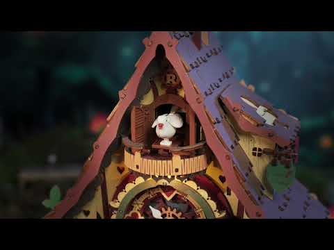 ROKR Cuckoo Clock Mechanical 3D Wooden Puzzle LC901C