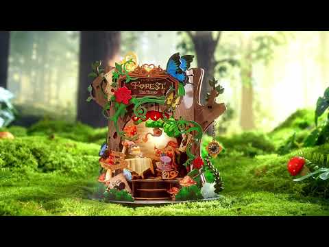 Rolife Forest Tea Party DIY Music Box AMT03 - Official Product Video