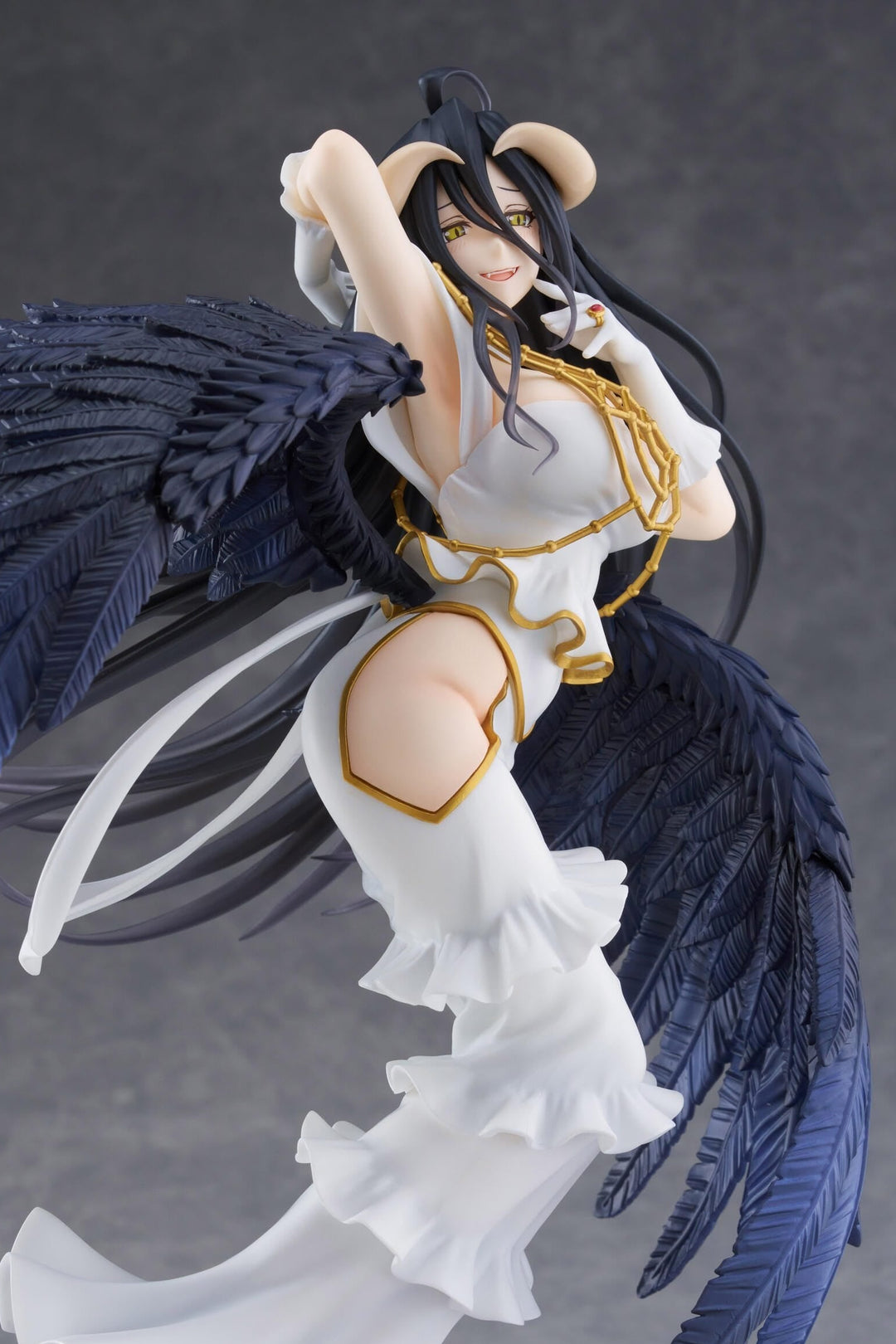 Taito - Overlord - T-most Figure Albedo (Pure White Devil Version) PVC Figure