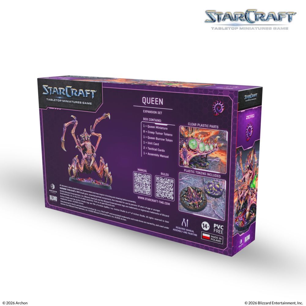Starcraft Miniatures Games: Zerg - Queen - Expansion Set [PRE-ORDER]