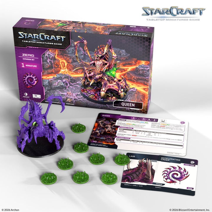 Starcraft Miniatures Games: Zerg - Queen - Expansion Set [PRE-ORDER]