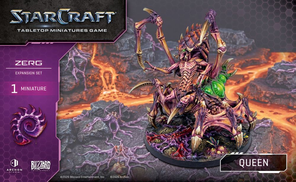 Starcraft Miniatures Games: Zerg - Queen - Expansion Set [PRE-ORDER]