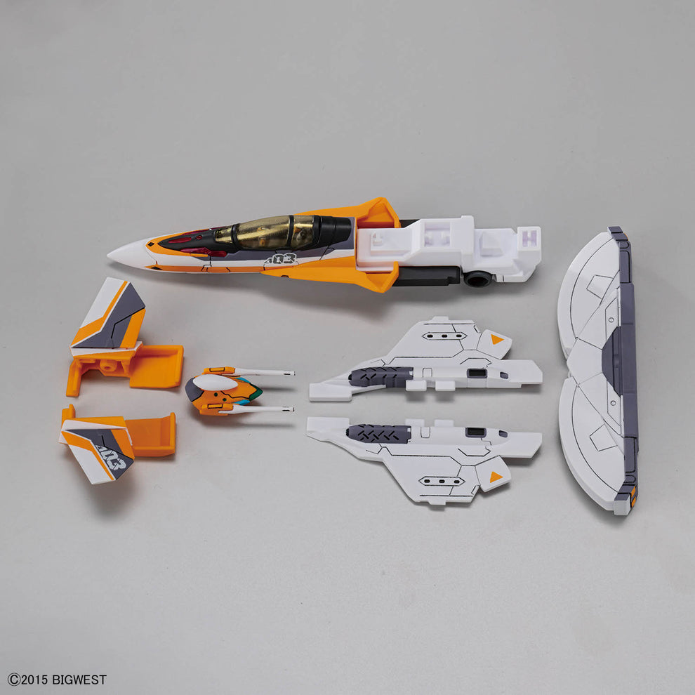 Macross - 1/100 HG VF-31E Siegfried (Chuck Mustang Use) Deluxe Set