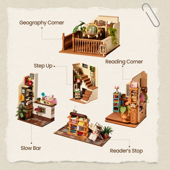 Pagestory Books room and component details