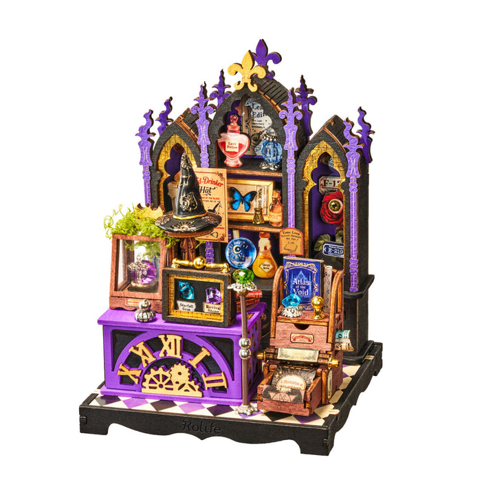 Curio Corner miniature cabinet on white