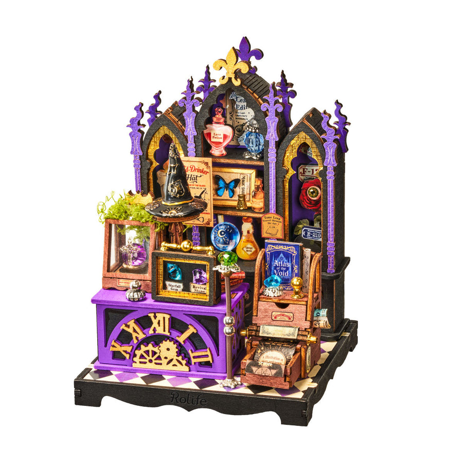 Curio Corner miniature cabinet on white