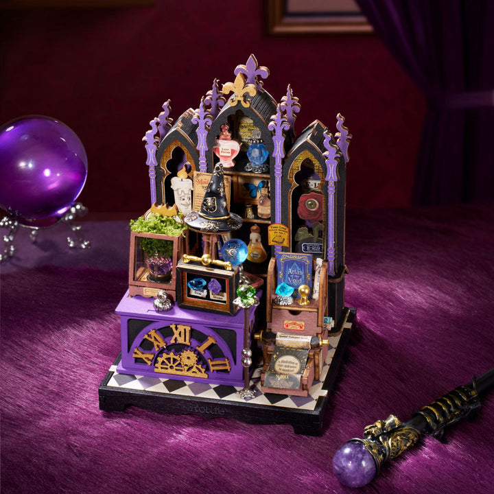 Curio Corner companion model shown in the official Potions Workshop gallery