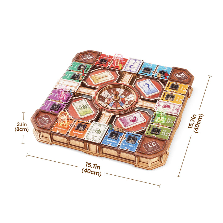 Fortune Quest EGM01 official assembled dimensions 40 by 40 by 8 centimetres