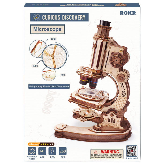 ROKR Microscope 3D Wooden Puzzle ST005