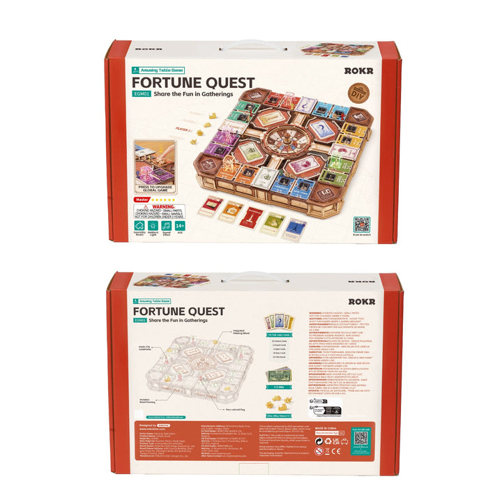 ROKR Fortune Quest EGM01 retail packaging front and back