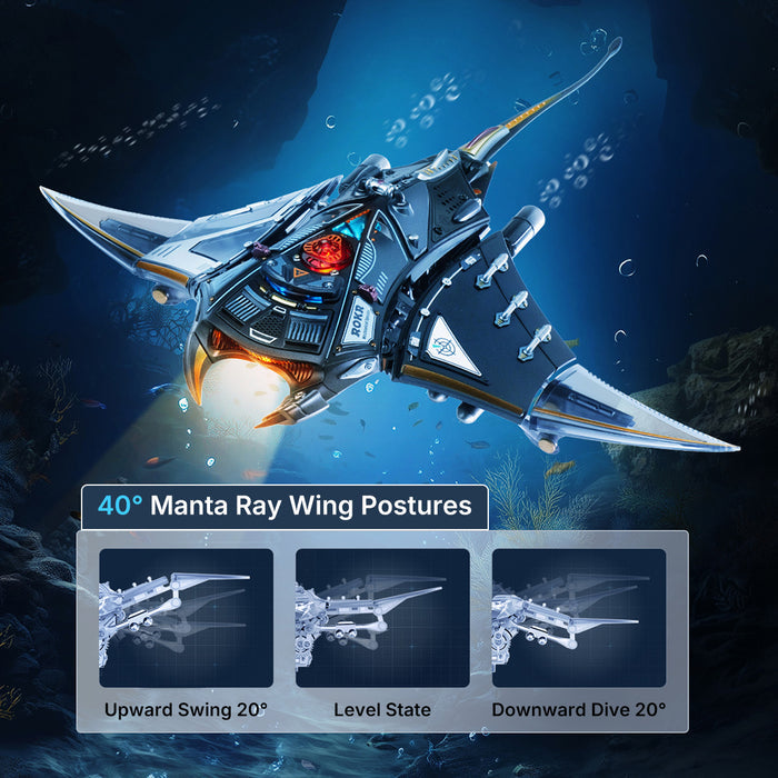 ROKR Manta Ray Mechanical 3D Puzzle Kit MI06