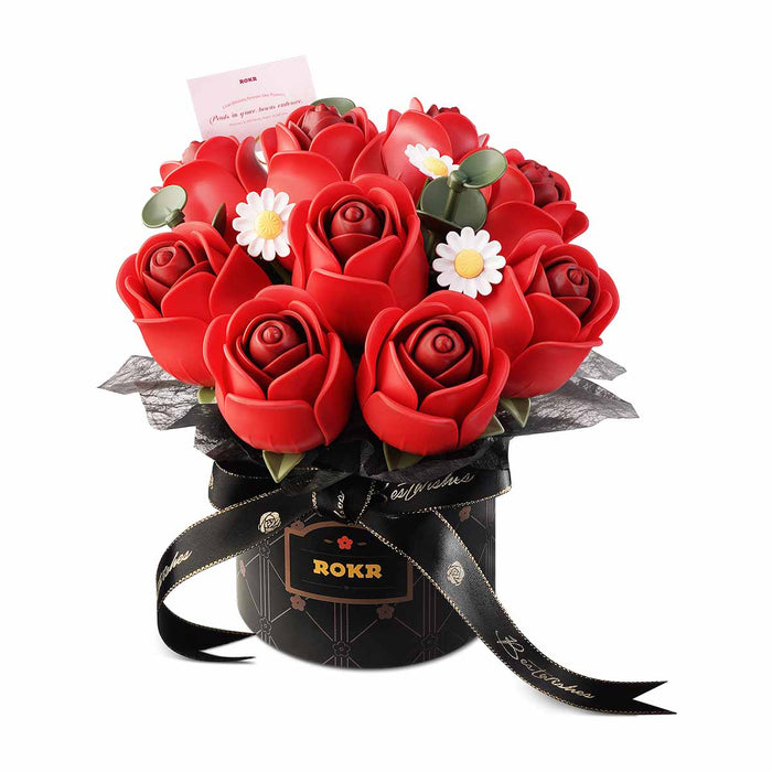 ROKR - Red Rose Bouquet DIY 3D Puzzle AF02J [PRE-ORDER]