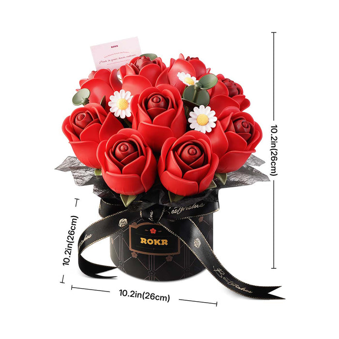 ROKR - Red Rose Bouquet DIY 3D Puzzle AF02J [PRE-ORDER]