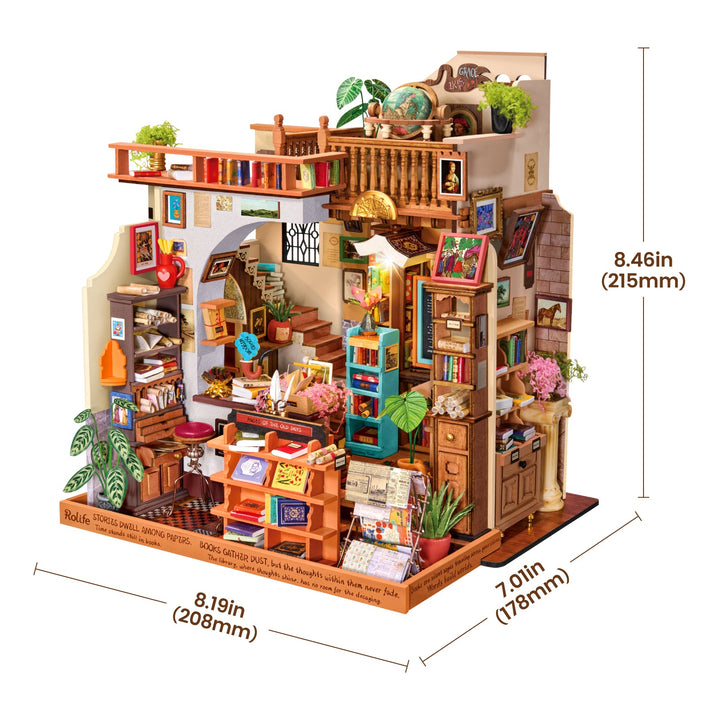 Pagestory Books assembled dimensions