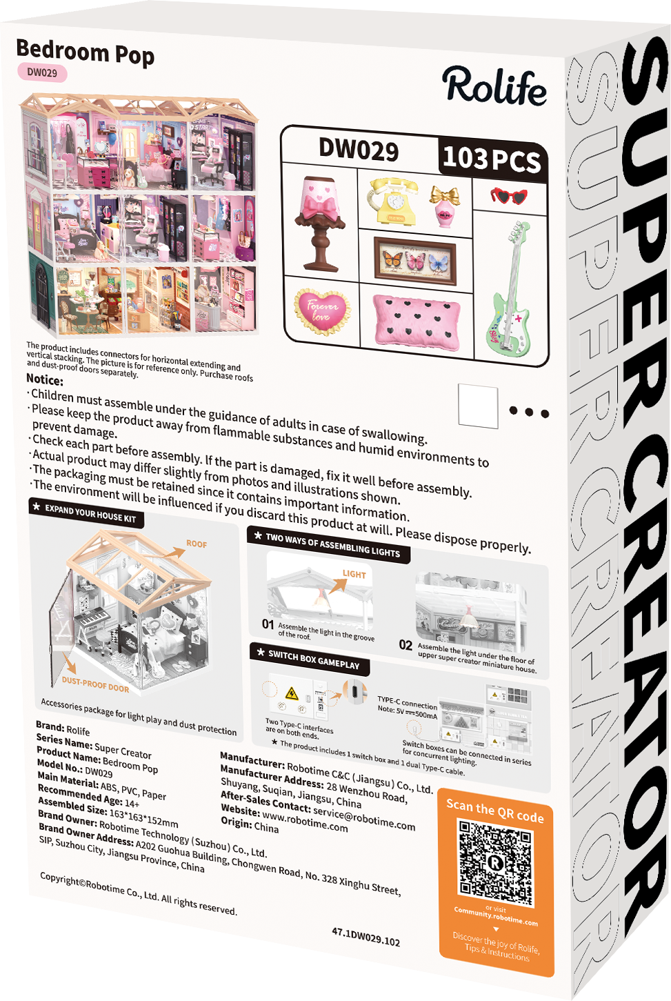 Rolife Bedroom Pop DW029 official product image 8