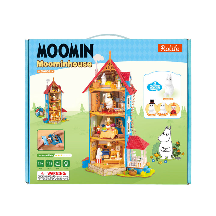 Rolife Moominhouse DIY miniature house product packaging box image