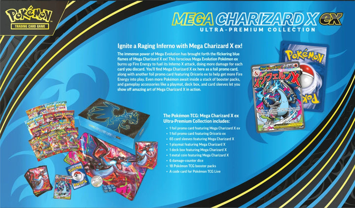 Pokemon TCG - Mega Charizard X ex Ultra Premium Collection