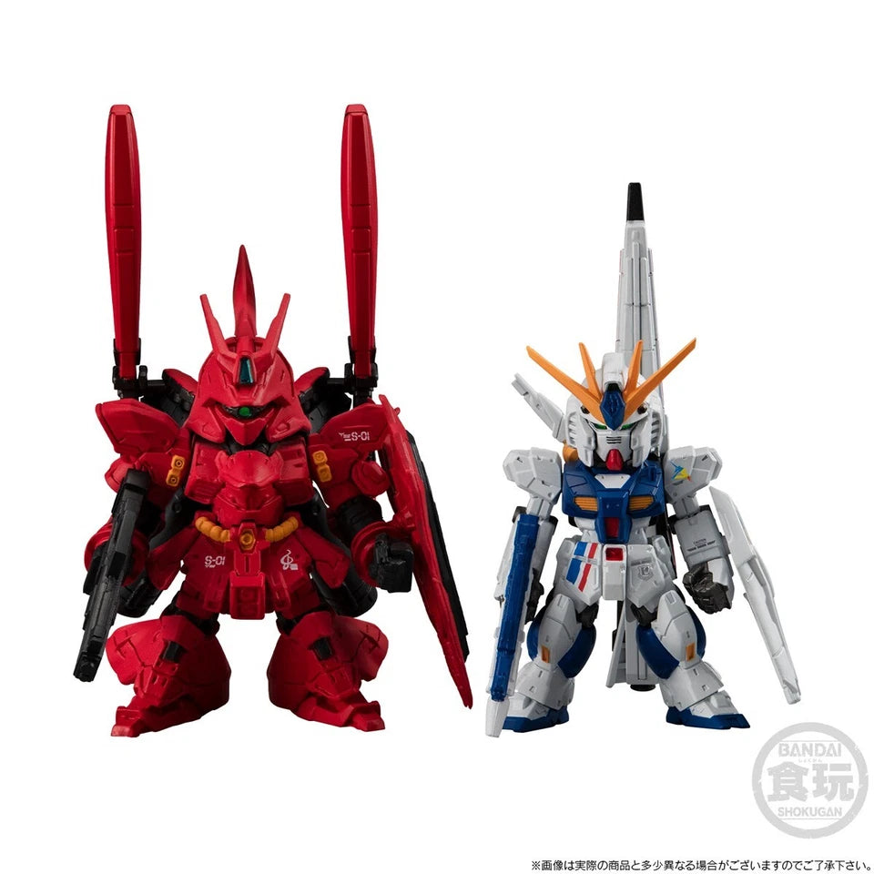 Bandai Shokugan - P-Bandai FW Gundam Converge Core RX-93ff Nu GUNDAM & MSN-04FF Sazabi