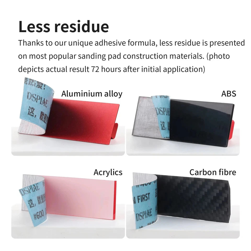 DSPIAE Sanding Sandpaper Set Grinding Polishing Model Sanding Tools XSP-S01