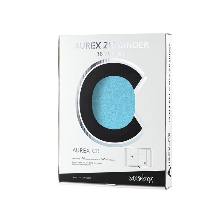Sanseking - AUREX CR-01 9 Pocket PU Binder Blue - View 2