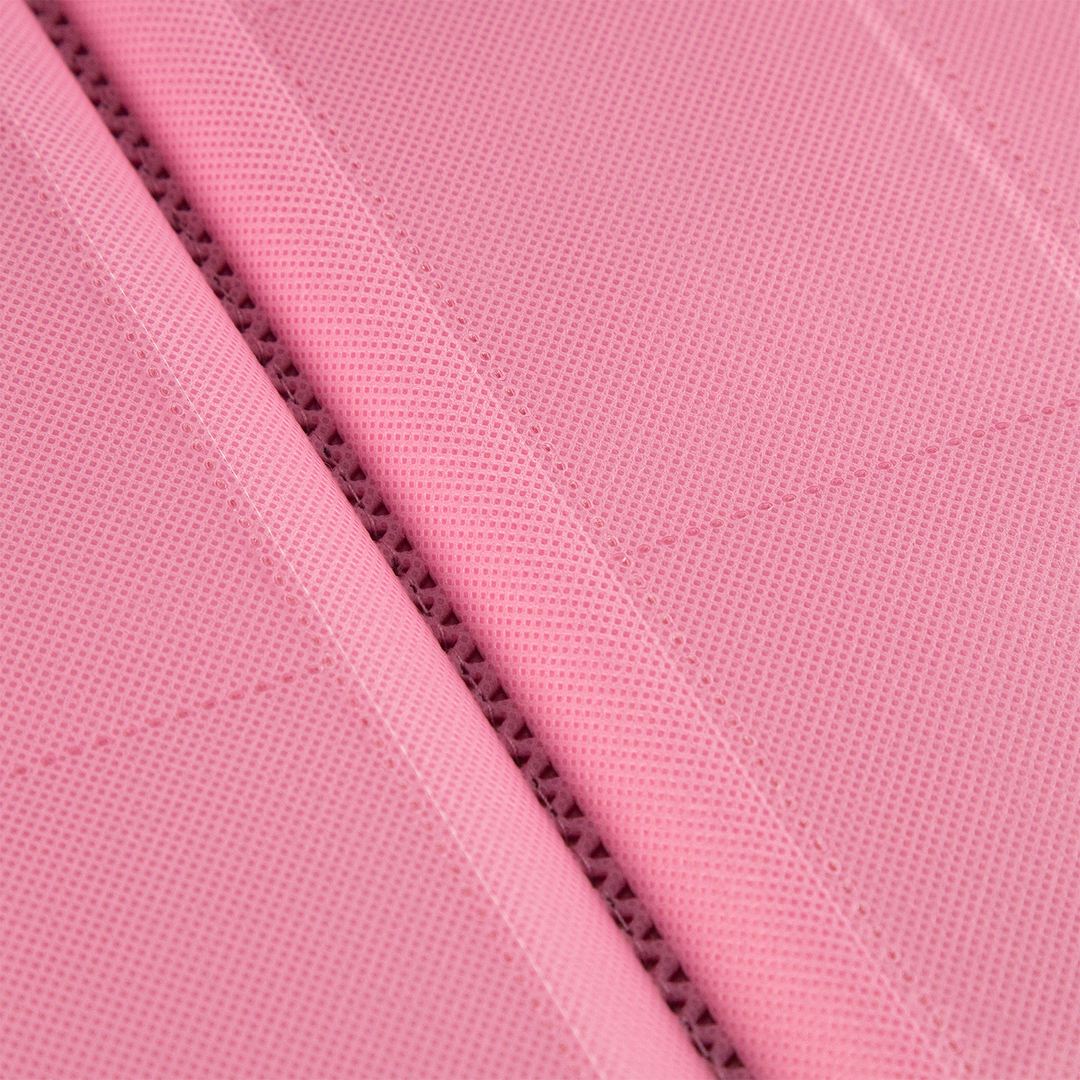 Sanseking - Pink Plaid 9 Pocket PU Binder - View 3