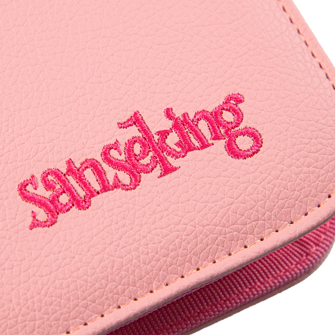 Sanseking - Pink Plaid 9 Pocket PU Binder - View 6