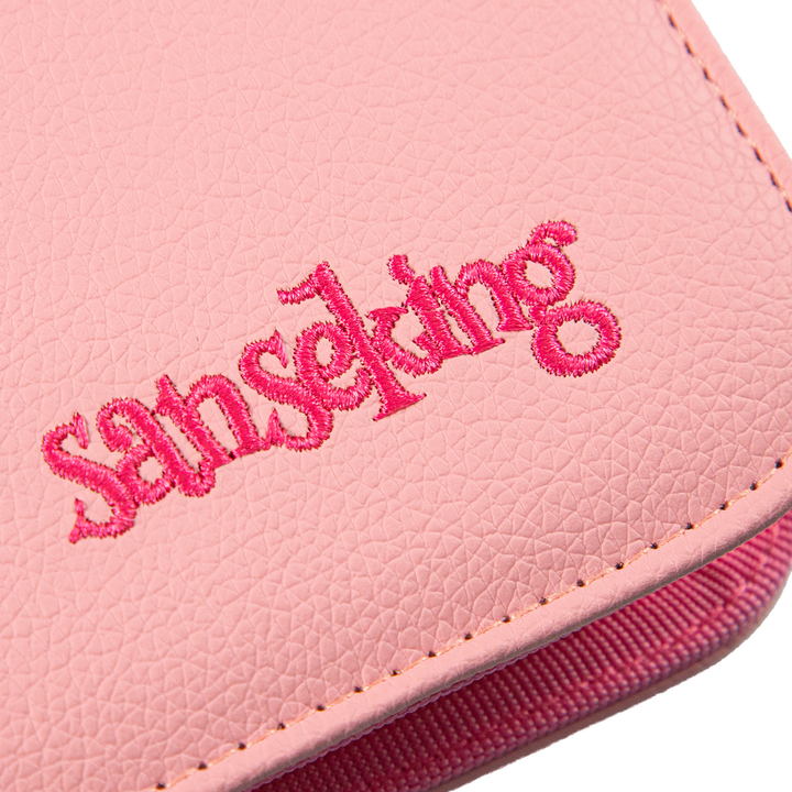 Sanseking - Pink Plaid 9 Pocket PU Binder - View 6