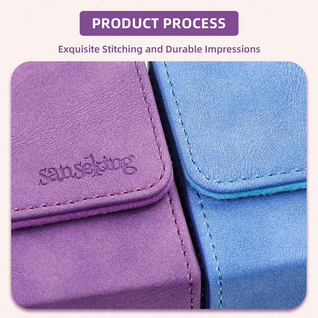 Sanseking - PU Deck Box For TCG (Horizontal, Purple) - View 5