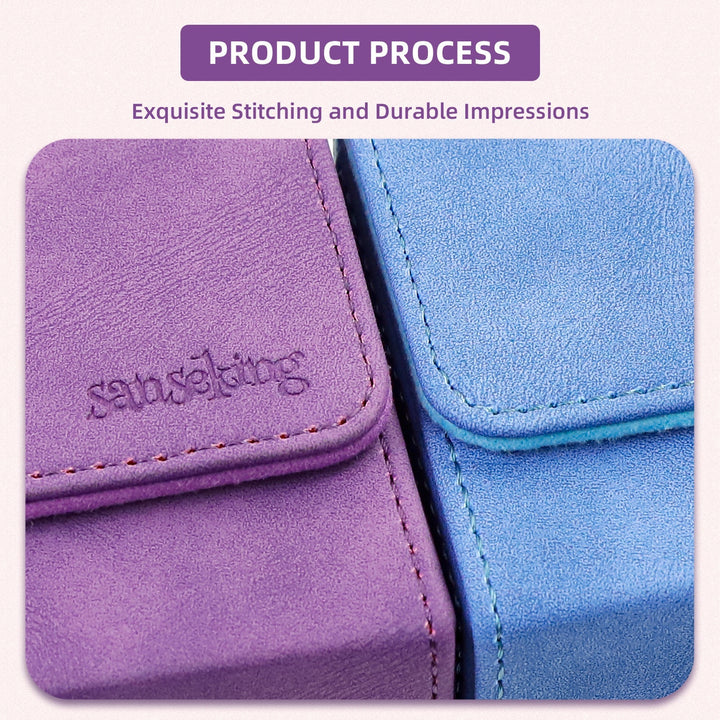 Sanseking - PU Deck Box For TCG (Horizontal, Purple) - View 5