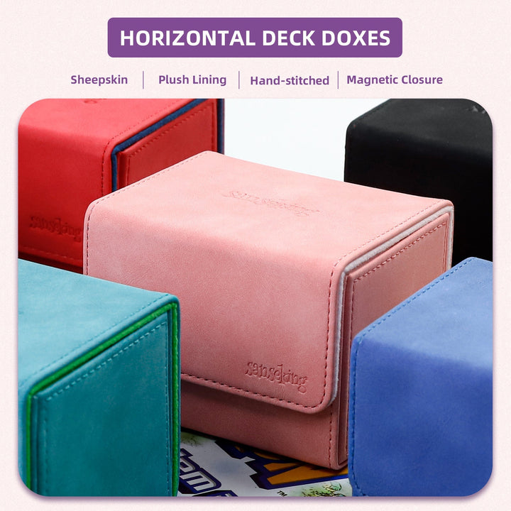 Sanseking - PU Deck Box For TCG (Horizontal, Purple) - View 7