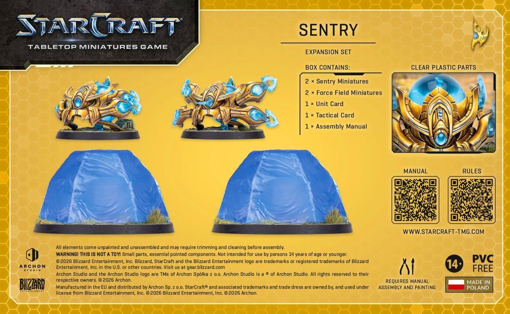 Starcraft Miniatures Games: Protoss - Sentry - Expansion Set [PRE-ORDER]