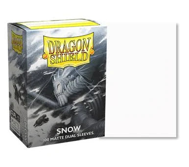 Dragon Shield: Sleeves Matte Dual Snow (100 Pack)