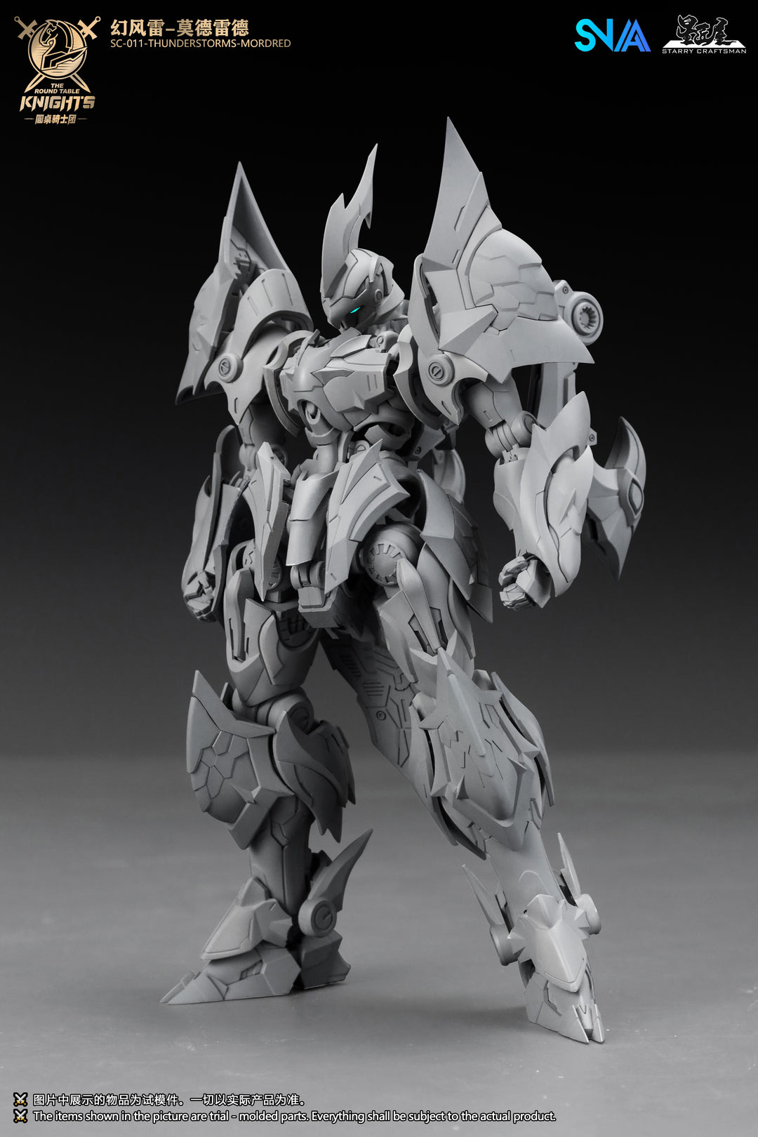 SNAA SC-011 Thunderstorms Mordred 1/144 model kit prototype view 1