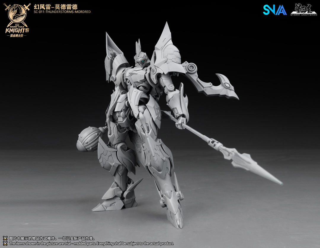 SNAA SC-011 Thunderstorms Mordred 1/144 model kit prototype view 2
