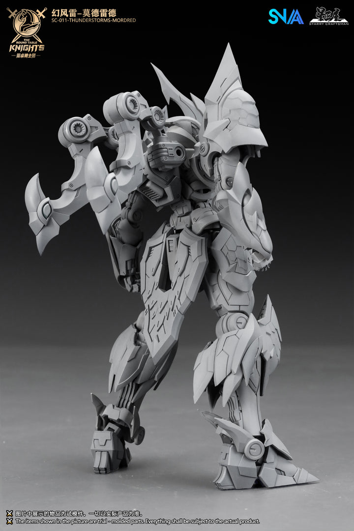 SNAA SC-011 Thunderstorms Mordred 1/144 model kit prototype view 3