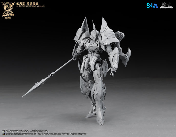 SNAA SC-011 Thunderstorms Mordred 1/144 model kit prototype view 5